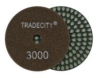 Алмазные гибкие шлифовальные круги Капля Pads 7-STEP №3000 100D